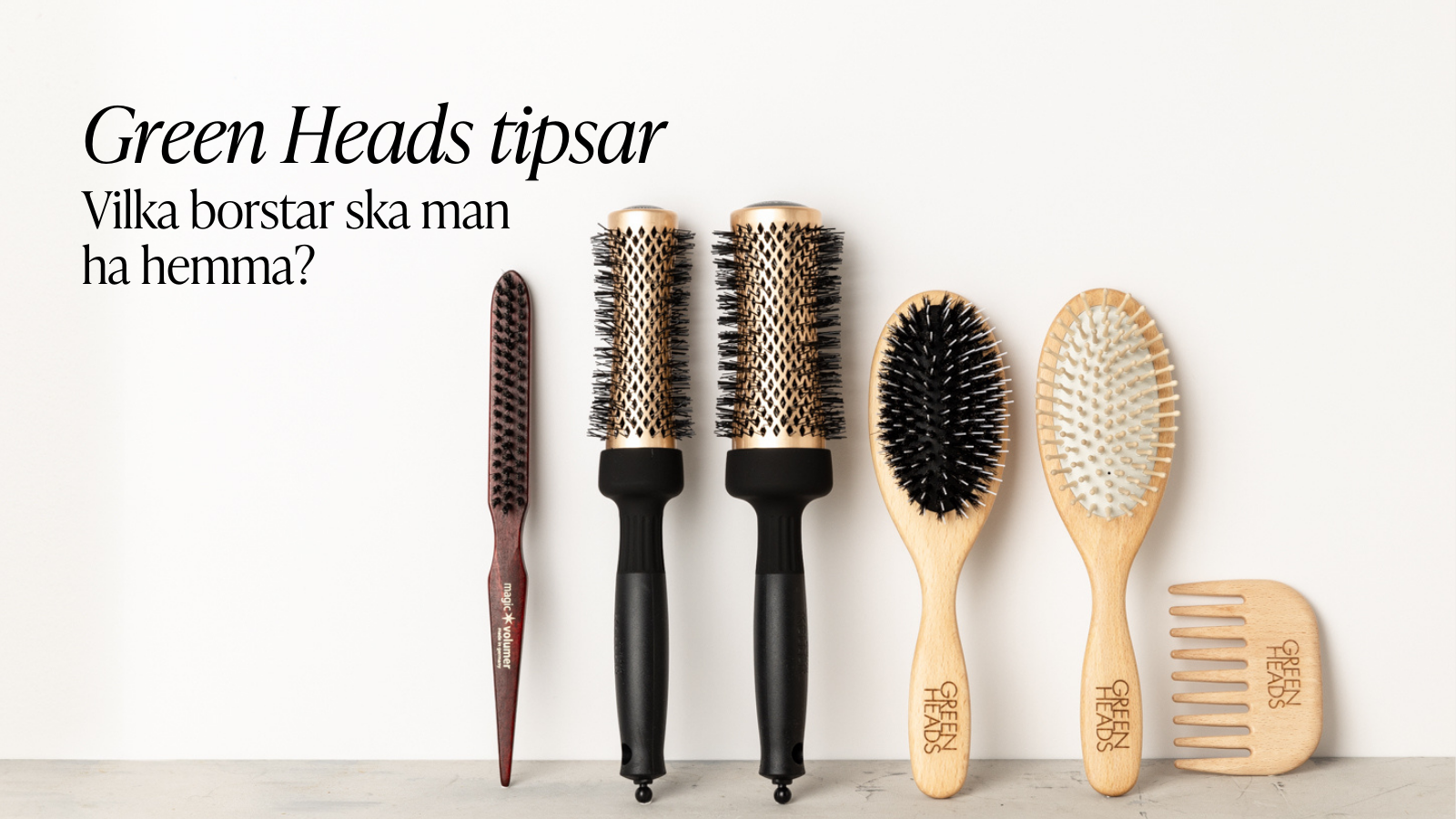 Bästa hårborsten - Green Heads borstguide