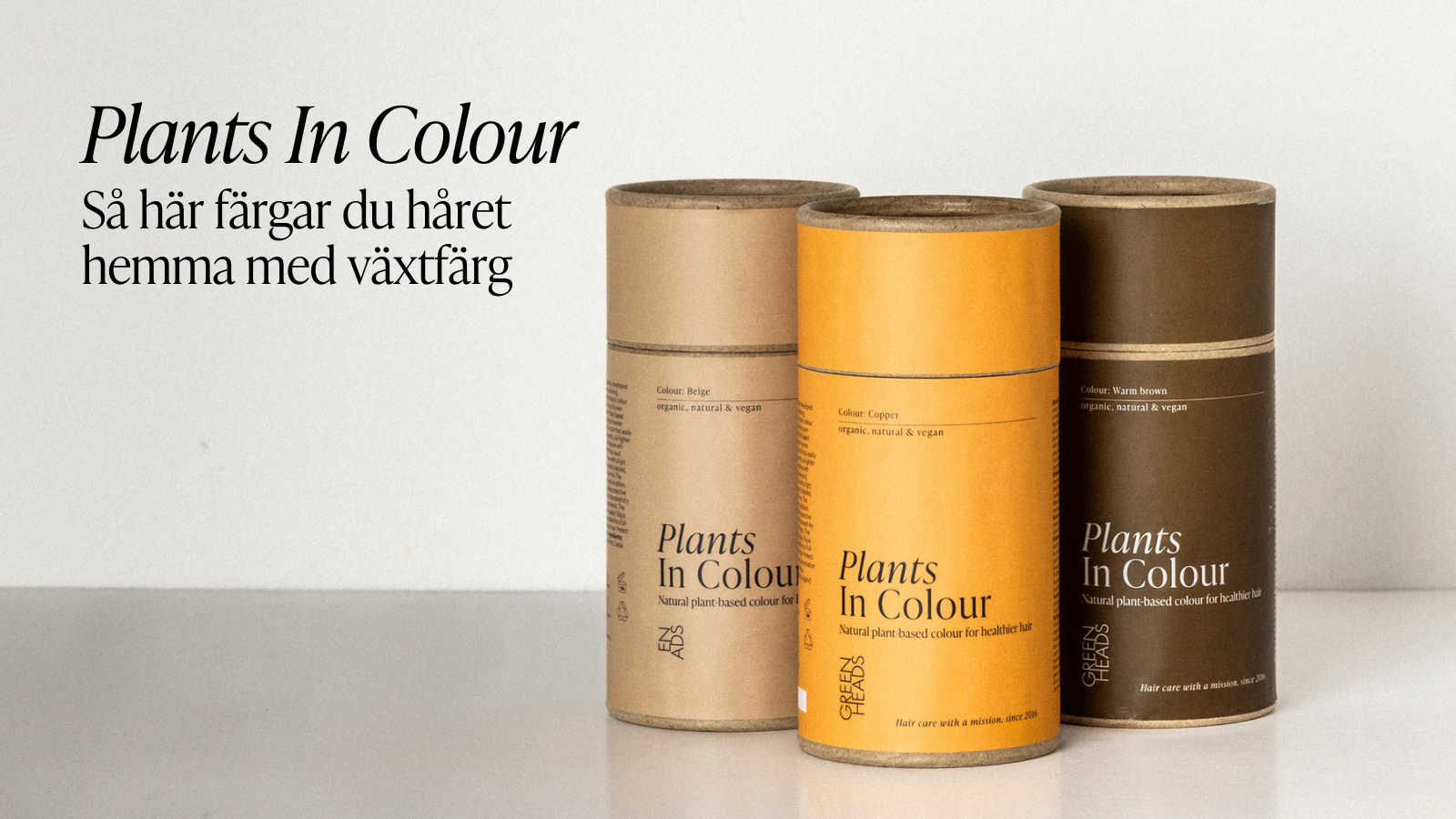 Växtfärga håret hemma med Plants In Colour