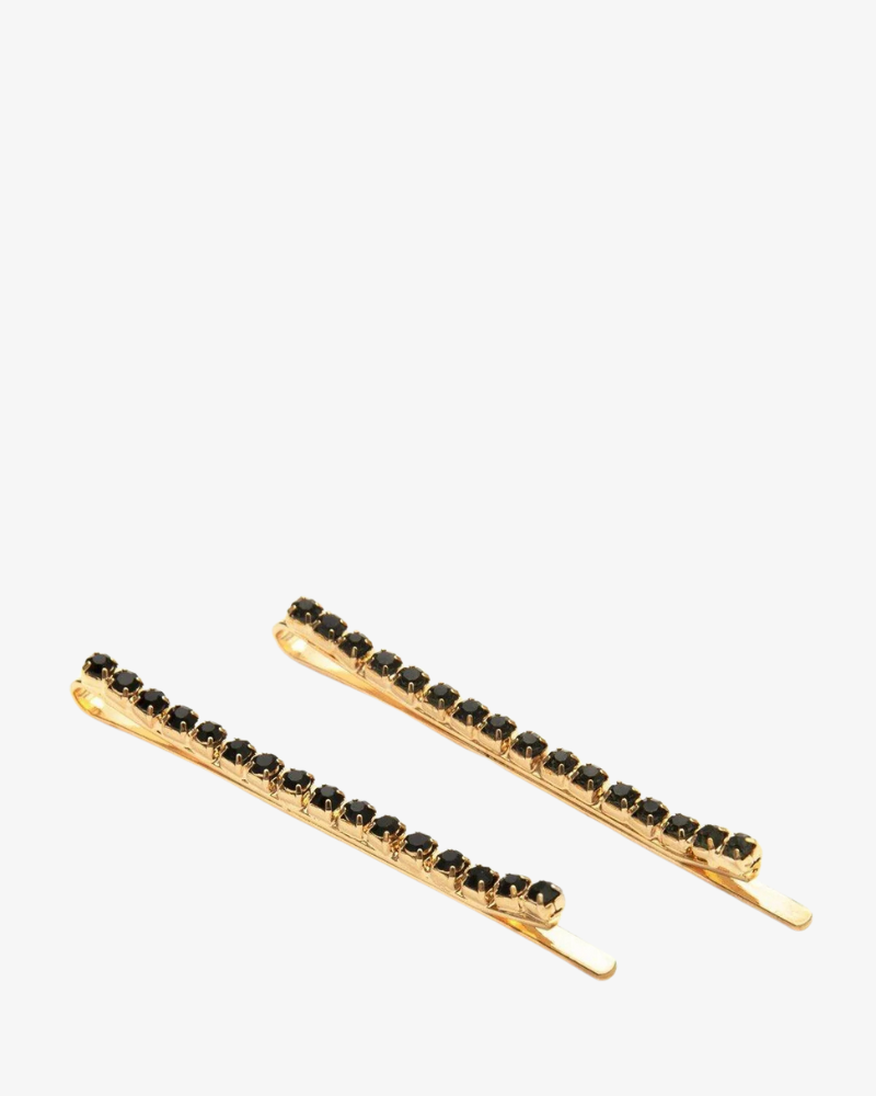 By Barb Hårspänne Strass Svart