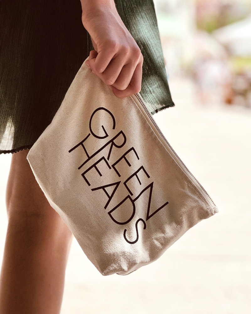 Green Heads Toilet Bag - necessär