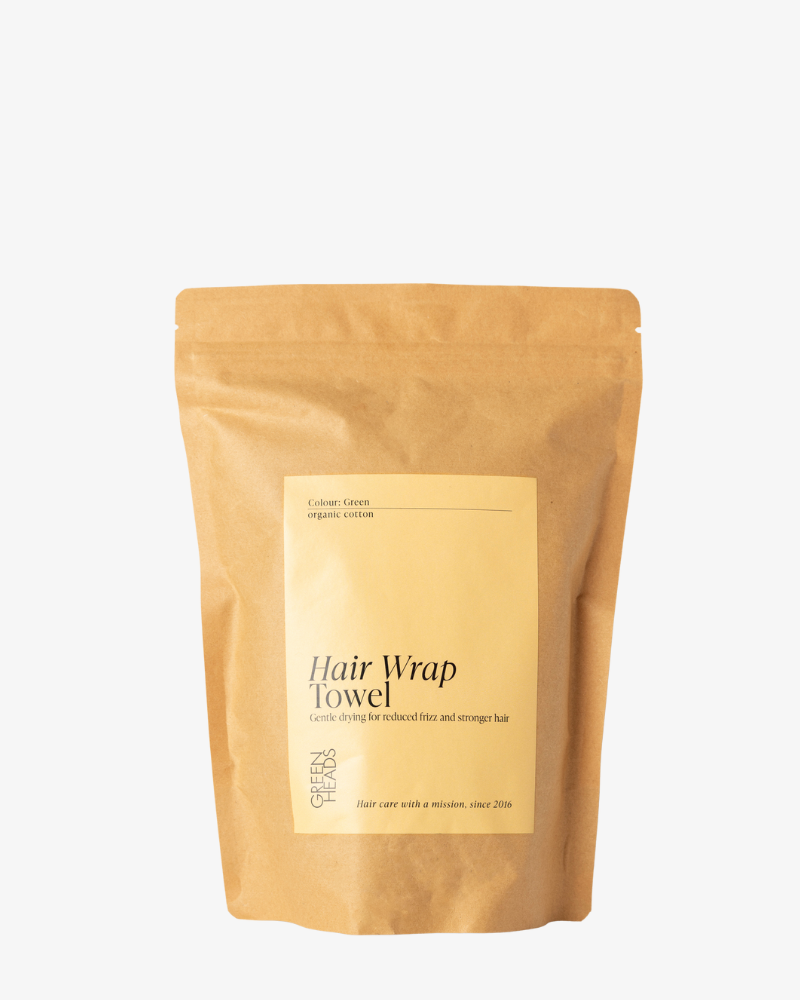 Green Heads Hair Towel Wrap - Hårhandduk