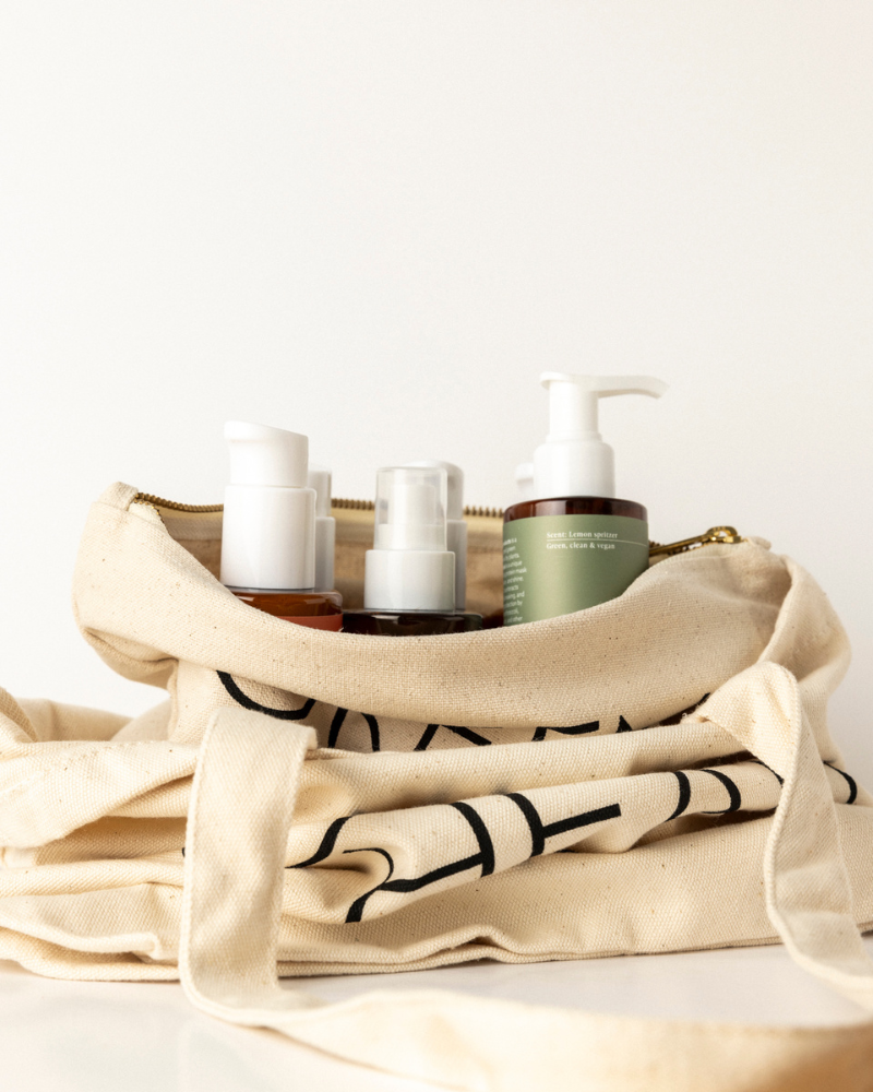 Green Heads Tote Bag - tygpåse