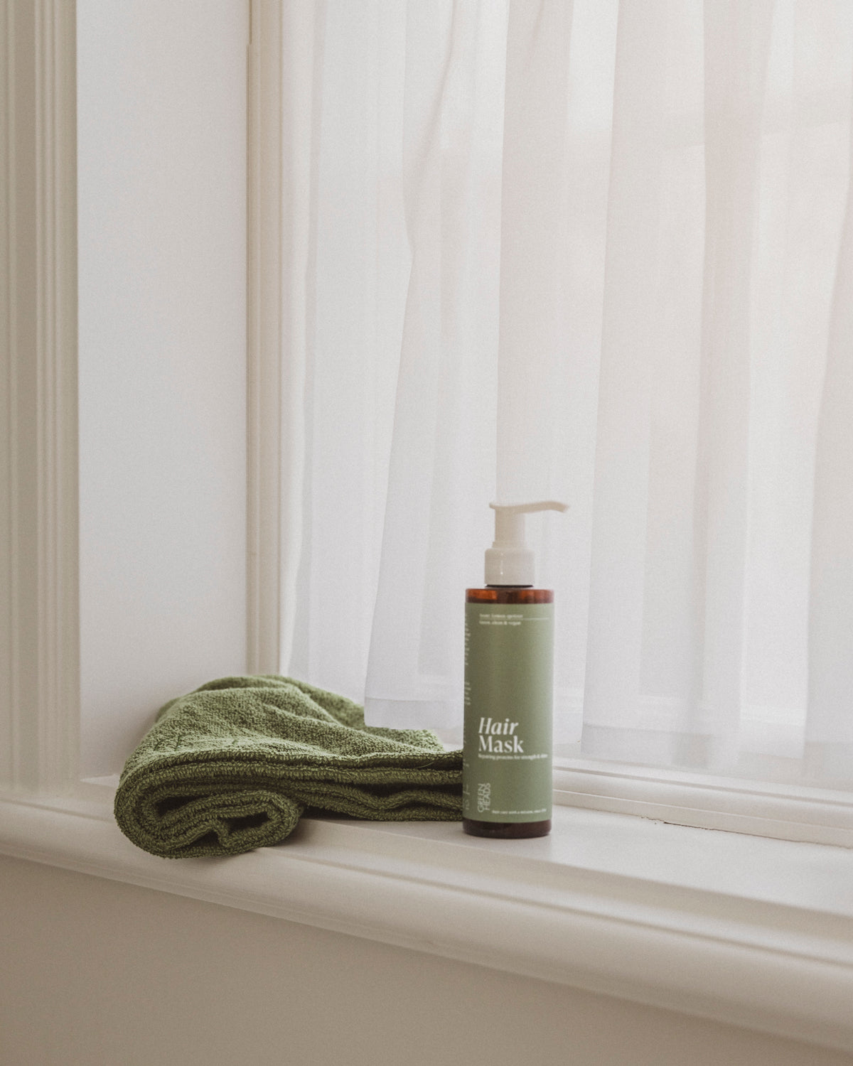 Green Heads Hair Towel Wrap - Hårhandduk