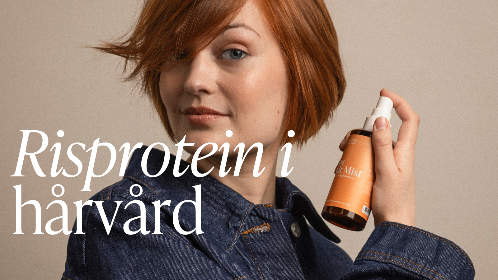 Därför älskar vi risprotein i hårvård – styrka och volym i ett