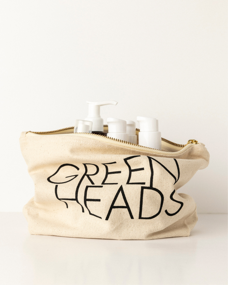 Green Heads Toilet Bag - necessär